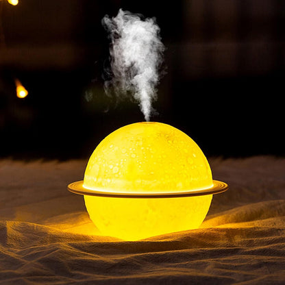 2 In 1 Moon Lamp Cool Mist Humidifiers Essential Oil Diffuser